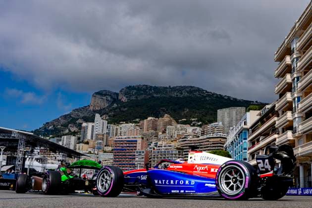 MONACO Trident Formula 2 driver Laurens van Hoepen during the Formula 2 Monaco Grand Prix on the Monaco Street Circuit on June 6, 2026 in Monaco, Monaco Photo by DeFodi Images