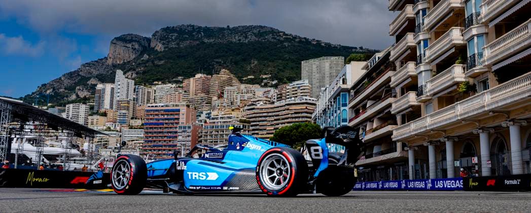 MONACO DAMS Formula 2 driver Roman Bilinski during the Formula 2 Monaco Grand Prix on the Monaco Street Circuit on June 6, 2026 in Monaco, Monaco Photo by DeFodi Images