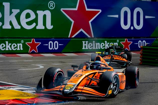 MONACO MP Motorsport Formula 2 driver Oliver Goethe during the Formula 2 Monaco Grand Prix on the Monaco Street Circuit on June 6, 2026 in Monaco, Monaco Photo by DeFodi Images