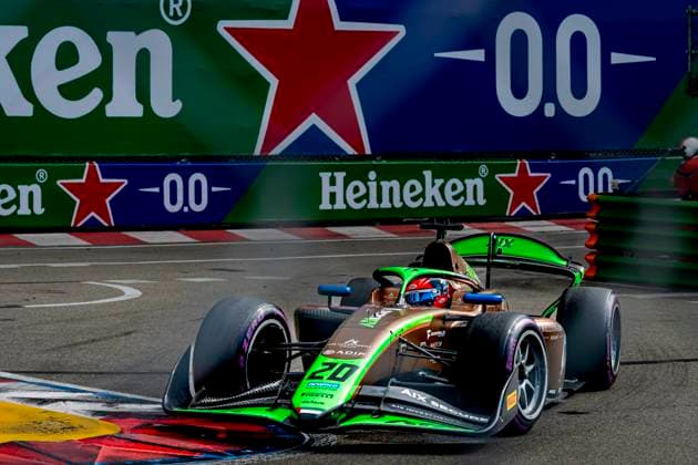 MONACO Formula 2 driver Emerson Fittipaldi Jr of PHM Racing during the Formula 2 Monaco Grand Prix on the Monaco Street Circuit on June 6, 2026 in Monaco, Monaco Photo by DeFodi Images