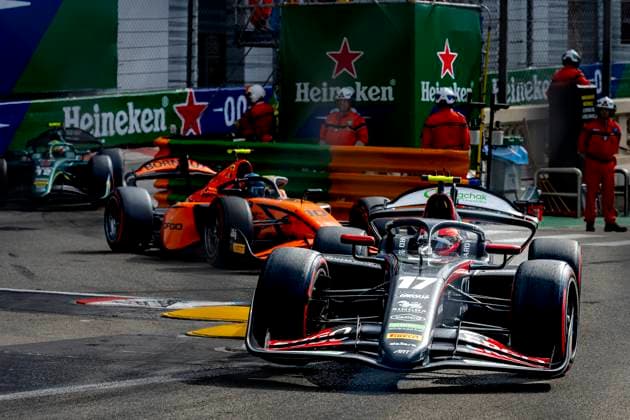 MONACO ART Grand Prix Formula 2 driver Tasanapol Inthraphuvasak during the Monaco Formula 2 Grand Prix at the Monaco Street Circuit on June 6, 2026 in Monaco, Monaco Photo by DeFodi Images