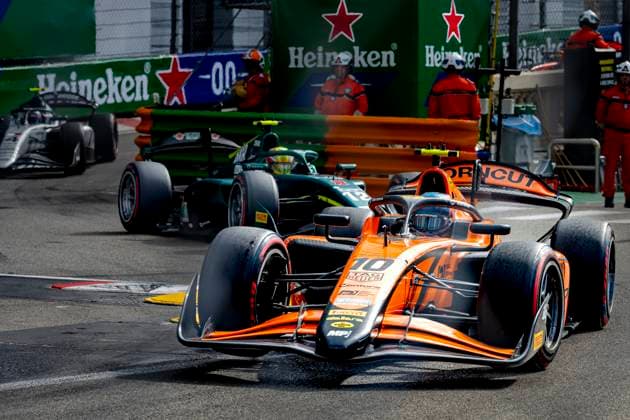 MONACO MP Motorsport Formula 2 driver Oliver Goethe during the Formula 2 Monaco Grand Prix on the Monaco Street Circuit on June 6, 2026 in Monaco, Monaco Photo by DeFodi Images