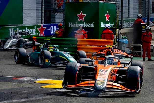 MONACO MP Motorsport Formula 2 driver Oliver Goethe during the Formula 2 Monaco Grand Prix on the Monaco Street Circuit on June 6, 2026 in Monaco, Monaco Photo by DeFodi Images