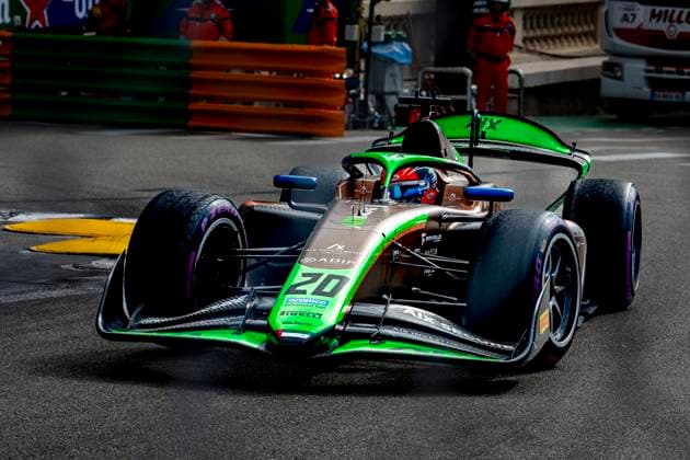MONACO Formula 2 driver Emerson Fittipaldi Jr of PHM Racing during the Formula 2 Monaco Grand Prix on the Monaco Street Circuit on June 6, 2026 in Monaco, Monaco Photo by DeFodi Images