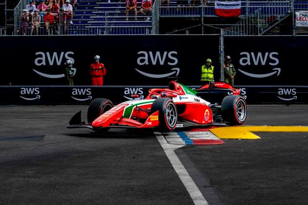 MONACO Prema Powerteam Formula 2 driver Sebastian Montoya during the Formula 2 Monaco Grand Prix on the Monaco Street Circuit on June 6, 2026 in Monaco, Monaco Photo by DeFodi Images
