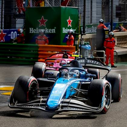MONACO DAMS Formula 2 driver Roman Bilinski during the Formula 2 Monaco Grand Prix on the Monaco Street Circuit on June 6, 2026 in Monaco, Monaco Photo by DeFodi Images