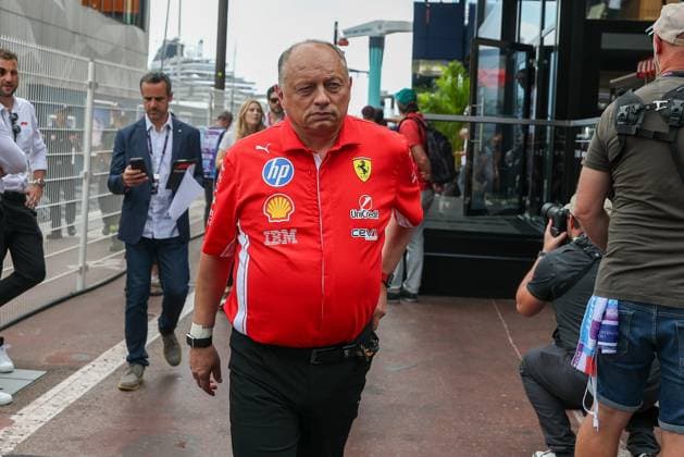 Team Principal Frederic Vasseur Scuderia Ferrari HP , Race, Monaco Grand Prix, Motorsport, Men, Formula 1, 07 06 2026 Monte Carlo Monaco MCO Copyright: xkolbert-press ChristianxKolbertx