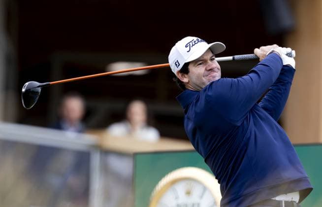 BADHOEVEDORP - Ricardo Gouveia (POR) in action on the final day of the KLM Open golf tournament at golf club The International. SANDER KONING ANP xVIxANPxSportx xxANPxIVx 560363590 originalFilename: 560363590.jpg
