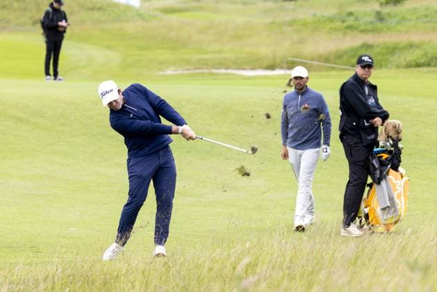 BADHOEVEDORP - Ricardo Gouveia (POR) in action on the final day of the KLM Open golf tournament at golf club The International. SANDER KONING ANP xVIxANPxSportx xxANPxIVx 560363898 originalFilename: 560363898.jpg
