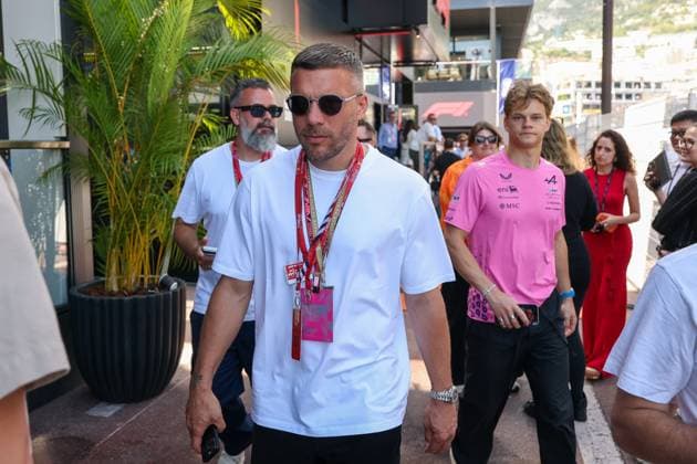 Footballer Lukas Podolski, Race, Monaco Grand Prix, Motorsport, Men, Formula 1, 07 06 2026 Monte Carlo Monaco MCO Copyright: xkolbert-press ChristianxKolbertx
