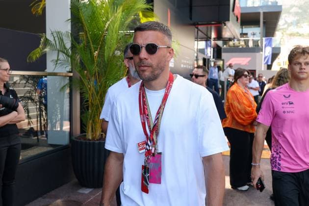 Footballer Lukas Podolski, Race, Monaco Grand Prix, Motorsport, Men, Formula 1, 07 06 2026 Monte Carlo Monaco MCO Copyright: xkolbert-press ChristianxKolbertx