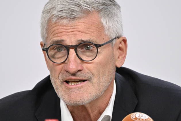 Tennis, French Open, Gilles Moretton and Amelie Mauresmo press conference