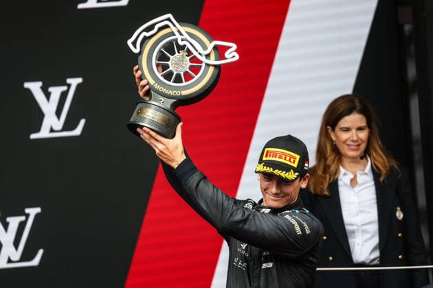 AUTO - FORMULA 2 2026 - MONACO BEGANOVIC Dino (swe), DAMS Lucas Oil, Dallara F2 2024, portrait podium during the 4th round of the 2026 FIA Formula 2 Championship from June 5 to 7, 2026 on the Circuit de Monaco, in Monte-Carlo, Monaco - Monte-CarloMonaco  Copyright: xEricxAlonsox
