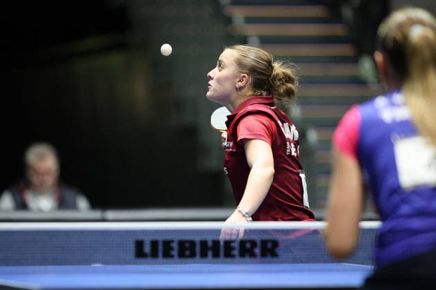 Mia Griesel GER Erfurt TT Finals 2026 German Championships, Table Tennis Exhibition Hall Erfurt 06 06 2026 GER Erfurt TT Finals 2026 German Championships, Table Tennis Exhibition Hall Erfurt 06 06 2026 Thueringen German Championships 06 06 2026 Erfurt Copyright: xEibner-Pressefoto JoergxHirschx EP_JHH