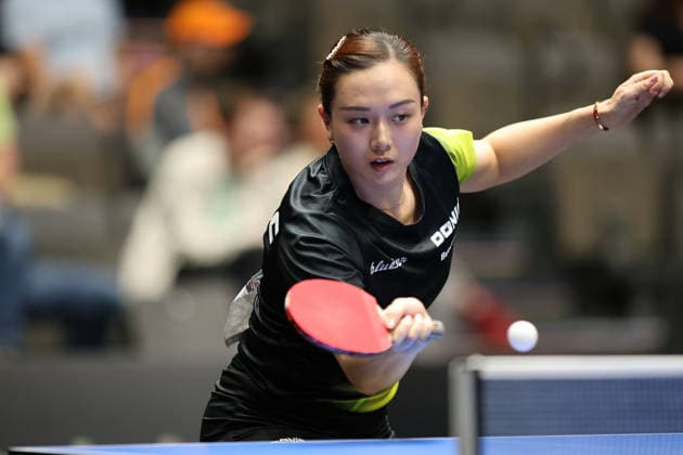 Yuan Wan GER Erfurt TT Finals 2026 German Championships, Table Tennis Exhibition Hall Erfurt 06 06 2026 GER Erfurt TT Finals 2026 German Championships, Table Tennis Exhibition Hall Erfurt 06 06 2026 Thuringia German Championships 06 06 2026 Erfurt Copyright: xEibner-Pressefoto JoergxHirschx EP_JHH