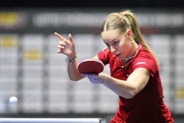 Annet Kaufmann GER Erfurt TT Finals 2026 German Championships, Table Tennis Exhibition Hall Erfurt 07 06 2026 GER Erfurt TT Finals 2026 German Championships, Table Tennis Exhibition Hall Erfurt 07 06 2026 Thuringia German Championships 06 06 2026 Erfurt Copyright: xEibner-Pressefoto JoergxHirschx EP_JHH