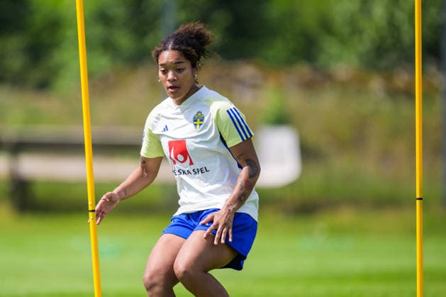 260607 Of Sweden during a training session with the womenÂs under 23 national team on June 7, 2026 in Kalmar Photo Suvad Mrkonjic BILDBYRAN COP 170 SM0469 fotboll football soccer fotball u23 under 23 träning practice training sverige sweden dam bbeng sverige sweden  Copyright: SUVADxMRKONJIC BB260607SM015