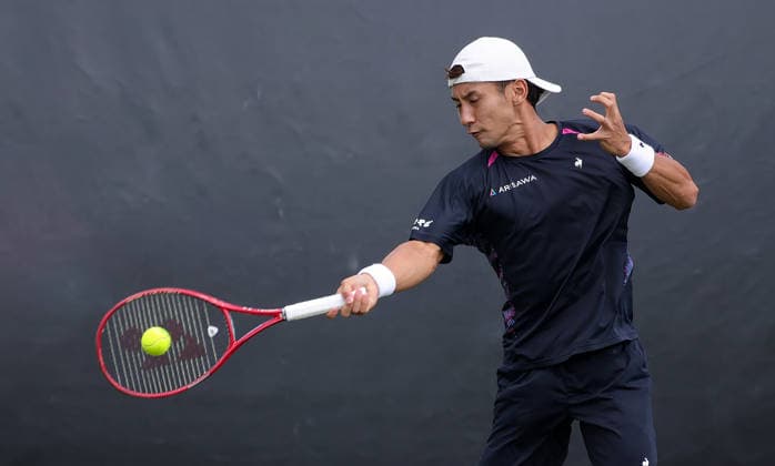 07 06 2026, Boss Open 2026, ATP Tour 250 Stuttgart, TTC Weissenhof, Tennis, Sport, in the picture Sho Shimabukuro JPN