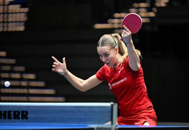 Defending champion Annett Kaufmann SV DJK Kolbermoor reaches the DM final again by beating Nina Mittelham ttc berlin esatside Defending champion Annett Kaufmann SV DJK Kolbermoor reaches the DM final again by beating Nina Mittelham ttc berlin esatside and reaches for her third win in a row Final day of the German Womens and Mens Championships on June 7, 2026 at Messe Erfurt as part of the 3 German Table Tennis Finals in Erfurt Erfurt Messe Erfurt Thuringia Germany
