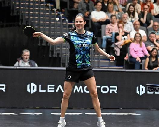 Sabine Winter TSV Dachau reaches the DM final by defeating Lisa Wang 1 FC Saabrücken TT and reaches for her third title Sabine Winter TSV Dachau reaches the DM final by defeating Lisa Wang 1 FC Saabrücken TT and reaches for her third title Final day of the German Womens and Mens Championships on June 7, 2026 at Messe Erfurt as part of the 3 German Table Tennis Finals in Erfurt Erfurt Messe Erfurt Thuringia Germany