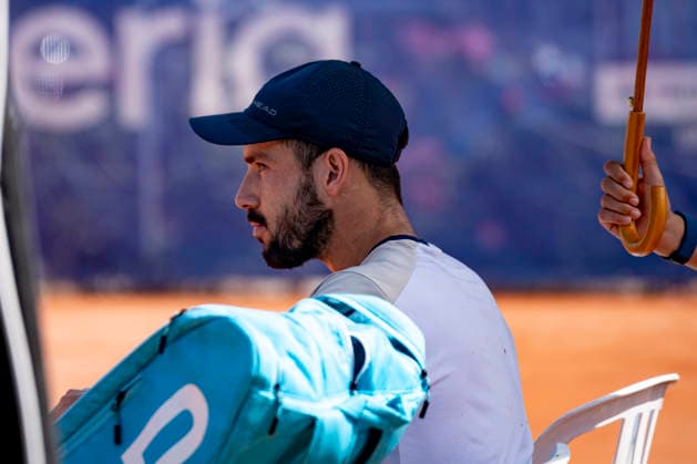 TENNIS : Open Sopra Steria - Lyon Villeurbanne 07 06 2026 Mariano KESTELBOIM (ARG) affronte Iliyan RADULOV ( BUL) lors des qualifications du tournoi de tennis ATP, Tennis Herren Challenger Tour, Open Sopra Steria Ã Lyon-Villeurbanne, le 07 06 2026. Photo Sandrine Thesillat PsNewZ  Copyright: xSandrinexTHESILLATx