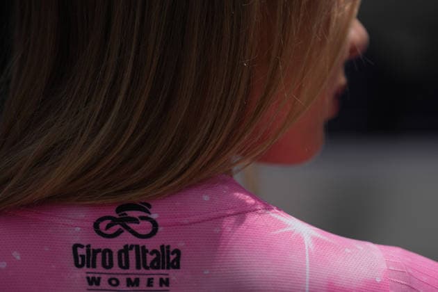 Pink Jersey during Stage 9 of the Giro d™Italia Women, from Saluzzo to Saluzzo, Italy, Sunday, June 7, 2026.  Copyright: xDavidexSpada Lapressex