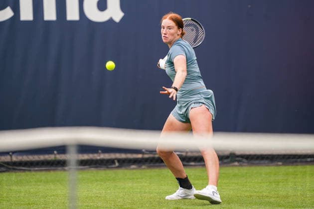 2026-06-07 - Libema Open 2026 ROSMALEN, NETHERLANDS - JUNE 7: Ella Seidel of Germany during the Libema Open 2026 at the Autotron on June 7, 2026 in Rosmalen, Netherlands Rosmalen Autotron Netherlands Content not available for redistribution in The Netherlands directly or indirectly through any third parties. Copyright: xAndrexWeeningx