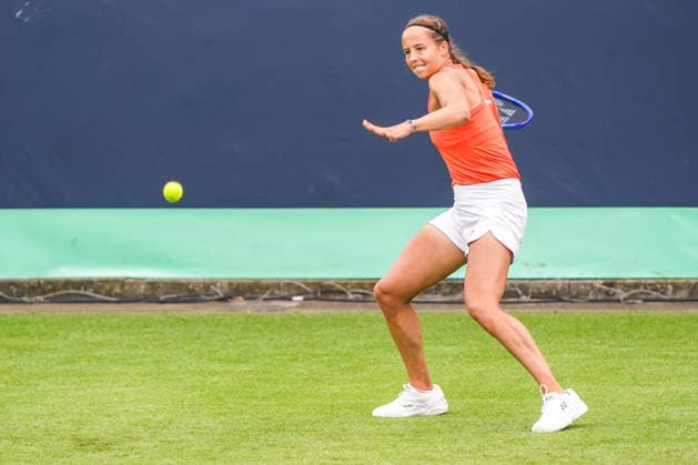2026-06-07 - Libema Open 2026 ROSMALEN, NETHERLANDS - JUNE 7: Hanne Vandewinkel of Belgium during the Libema Open 2026 at the Autotron on June 7, 2026 in Rosmalen, Netherlands Rosmalen Autotron Netherlands Content not available for redistribution in The Netherlands directly or indirectly through any third parties. Copyright: xAndrexWeeningx