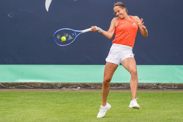 2026-06-07 - Libema Open 2026 ROSMALEN, NETHERLANDS - JUNE 7: Hanne Vandewinkel of Belgium during the Libema Open 2026 at the Autotron on June 7, 2026 in Rosmalen, Netherlands Rosmalen Autotron Netherlands Content not available for redistribution in The Netherlands directly or indirectly through any third parties. Copyright: xAndrexWeeningx