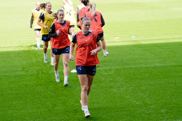 Womens national football team Oslo 20260607 Marthine ostenstad prepares for the World Cup qualifier against Austria at Ullevaal Stadium Photo Terje Bendiksby NTB Oslo Norway EDITORIAL USE ONLY RESTRICTED USE FOR BETTING COMPANIES  Copyright: xTerjexBendiksbyx xNTBx