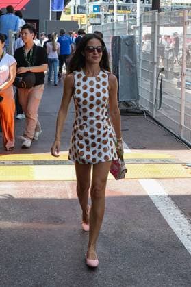 Partner Carmen Montero Mundt of George Russell Mercedes AMG Petronas 63 , Race, Monaco Grand Prix, Motorsport, Men, Formula 1, 07 06 2026 Monte Carlo Monaco MCO Copyright: xkolbert-press ChristianxKolbertx