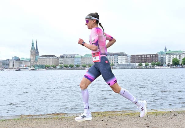 GER Ironman Hamburg 07 06 2026, GER Ironman Hamburg, Elite Women in the picture Laura Philipp GER on the run course at the Binnenalster nordphotoxGmbH xWitke nph00002