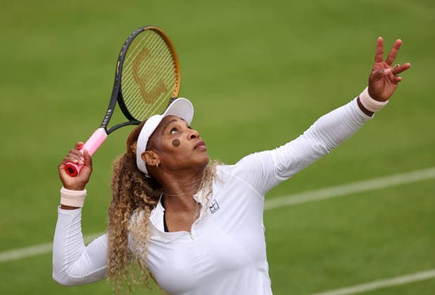 Tennis, Doubles, Serena Williams and Victoria Mboko training in London