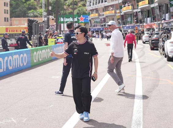 07 06 2026, Circuit de Monaco, Monte Carlo, Formula 1 Louis Vuitton Grand Prix Monaco 2026 ,in the picture test driver Guanyu Zhou CHN , Cadillac Formula 1 Team Photo by Hasan Bratic DeFodi Images