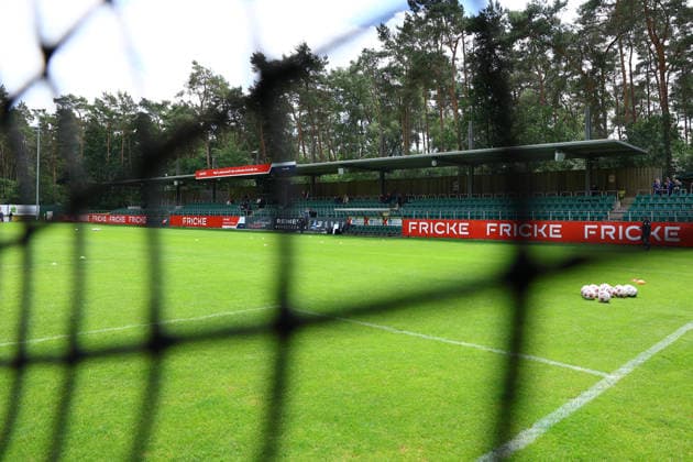 The A pitch in Heeslingen This is where Eimsbütteler TV and Blumenthaler SV play the third promotion match to the Regionalliga Nord Football I Men I Promotion round to Regionalliga Nord I Season 2025 2026 I 3 match I Eimsbütteler TV Blumenthaler SV I 07 06 2026 I A pitch Heeslingen