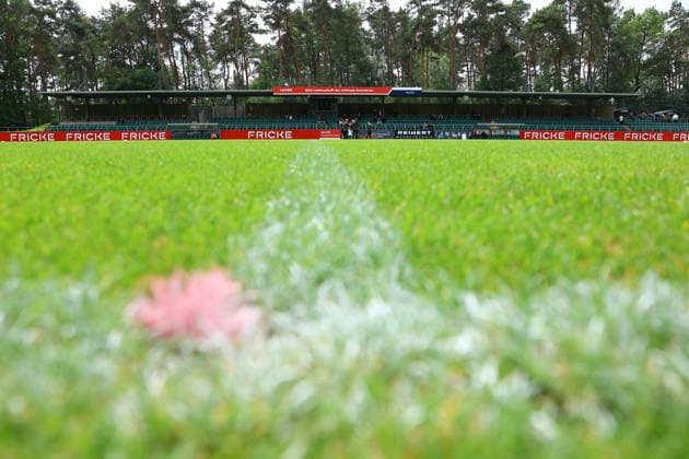 The A pitch in Heeslingen This is where Eimsbütteler TV and Blumenthaler SV play the third promotion match to the Regionalliga Nord Football I Men I Promotion round to Regionalliga Nord I Season 2025 2026 I 3 match I Eimsbütteler TV Blumenthaler SV I 07 06 2026 I A pitch Heeslingen