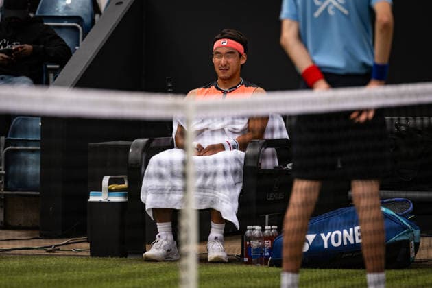 RECORD DATE NOT STATED 6th June 2026; The Edgbaston Priory Club, Birmingham, Midlands, England; 2026 Lexus Birmingham Open Tennis, Day Eight; Yunchaokete Bu (CHN) GodfreyxPitt