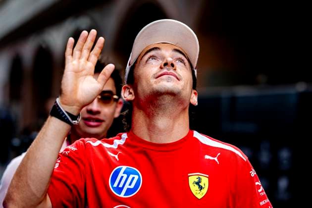 MONACO Formula 1 driver Charles Leclerc of Scuderia Ferrari HP during the Formula 1 Monaco Grand Prix on the Monaco Street Circuit on June 6, 2026 in Monaco, Monaco Photo by DeFodi Images