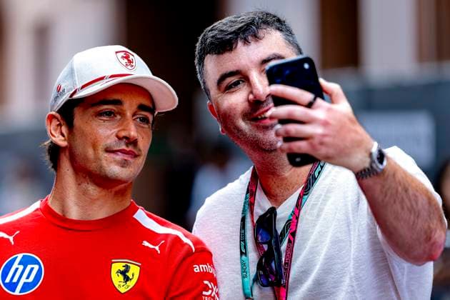 MONACO Formula 1 driver Charles Leclerc of Scuderia Ferrari HP during the Formula 1 Monaco Grand Prix on the Monaco Street Circuit on June 6, 2026 in Monaco, Monaco Photo by DeFodi Images