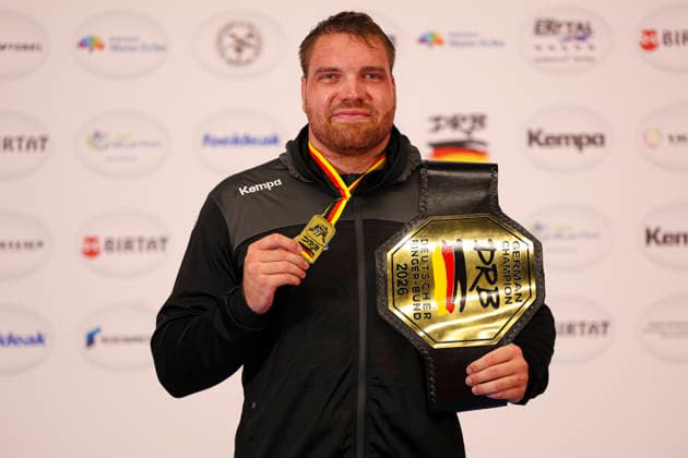 RINGING German Championships 2026 Franz Richter wins the gold medal in the Greco-Roman weight class up to 130 kg at the German Championships 2026 in Elsenfeld