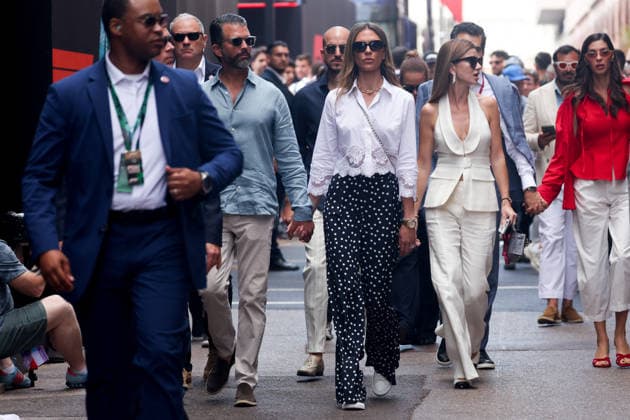 F1 Monaco Grand Prix 2026 Donald Trump Jr. and Bettina Anderson are seen in the paddock ahead of the Formula 1 Monaco Grand Prix at the Circuit de Monaco in Monte Carlo on June 7th, 2026. Monte Carlo Monaco  Copyright: xBeataxZawrzelx originalFilename:zawrzel-f1monaco260607_npykn.jpg