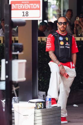F1 Monaco Grand Prix 2026 Lewis Hamilton of Ferrari is seen during the drivers parade ahead of the Formula 1 Monaco Grand Prix at the Circuit de Monaco in Monte Carlo on June 7th, 2026. Monte Carlo Monaco  Copyright: xBeataxZawrzelx originalFilename:zawrzel-f1monaco260607_np1Op.jpg