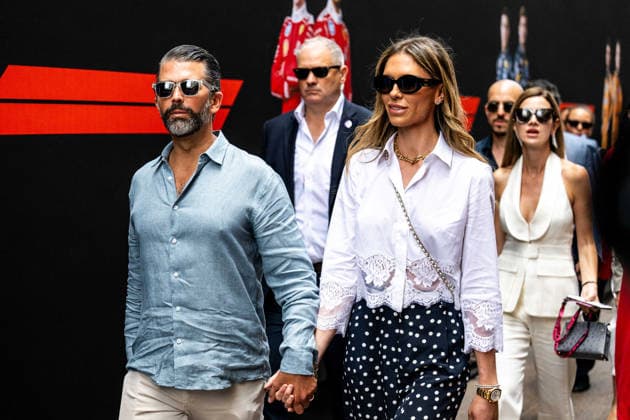 F1 - MONACO GRAND PRIX 2026 Donald Trump Jr and his wife Bettina Anderson during the Formula 1 Grand Prix de Canada 2026, 6th round of the 2026 Formula One World Championship, WM, Weltmeisterschaft from June 5 to 7, 2026 on the Circuit de Monaco, in Monte-Carlo, Monaco - Monte-CarloMonaco  Copyright: xALBERTOxVIMERCATIx