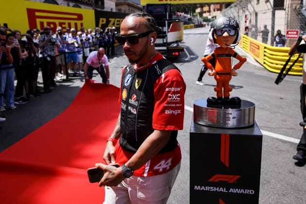 F1 - MONACO GRAND PRIX 2026 HAMILTON Lewis (gbr), Scuderia Ferrari SF-26, portrait during the Formula 1 Grand Prix de Canada 2026, 6th round of the 2026 Formula One World Championship, WM, Weltmeisterschaft from June 5 to 7, 2026 on the Circuit de Monaco, in Monte-Carlo, Monaco - Monte-CarloMonaco  Copyright: xXavixBonillax