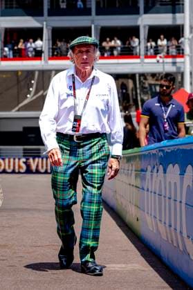 MONACO Former driver Jackie Stewart during the Formula 1 Monaco Grand Prix on the Monaco Street Circuit on June 6, 2026 in Monaco, Monaco Photo by DeFodi Images