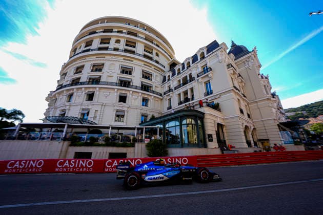 Formula 1 Grand Prix de Monaco 2026 - Round 8 - Circuit de Monaco (55) Carlos Sainz Jr (ESP) - Atlassian Williams F1 Team - Williams FW48 - Mercedes during the Saturday of Formula 1 Grand Prix de Monaco 2026 at Circuit de Monaco in Monte Carlo, Monaco. Round 8 of the 2026 FIA Formula One World Championship, WM, Weltmeisterschaft held June 5-7, 2026. The iconic Circuit de Monaco, the jewel of the Formula 1 calendar, winds through the narrow streets of Monte Carlo in the Principality of Monaco. Photo by Alessio De Marco ABACAPRESS.COM Monte Carlo Monaco Monaco  Copyright: xDexMarcoxAlessio ABACAx