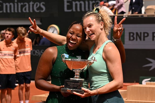 2026 Roland Garros Womans Doubles Final Katerina Siniakova CZE Taylor Townsend USA vs Anna Danilina KAZ Aleksandra Krunic SRB