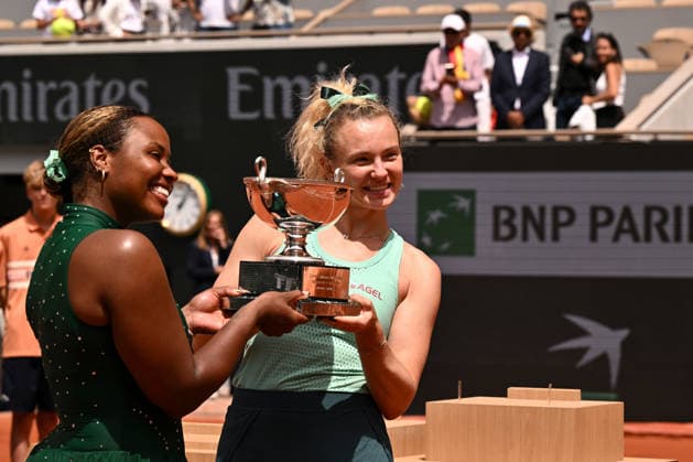 2026 Roland Garros Womans Doubles Final Katerina Siniakova CZE Taylor Townsend USA vs Anna Danilina KAZ Aleksandra Krunic SRB