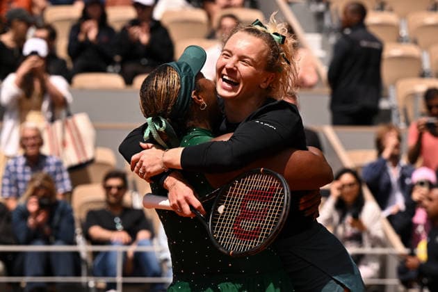 2026 Roland Garros Womans Doubles Final Katerina Siniakova CZE Taylor Townsend USA vs Anna Danilina KAZ Aleksandra Krunic SRB