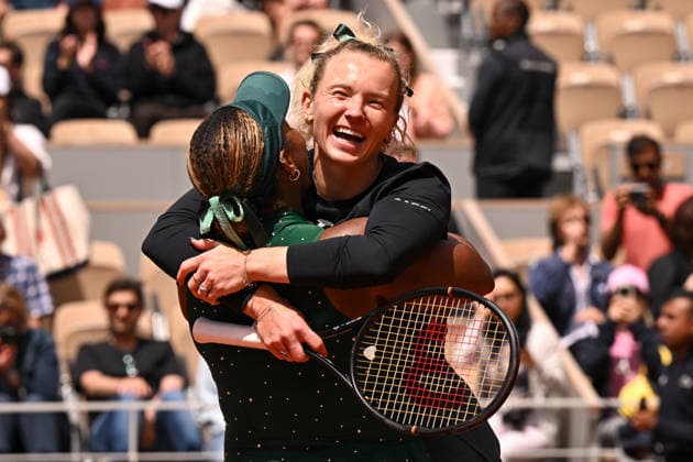 2026 Roland Garros Womans Doubles Final Katerina Siniakova CZE Taylor Townsend USA vs Anna Danilina KAZ Aleksandra Krunic SRB